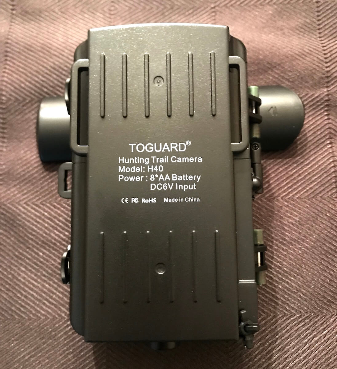 Toguard H40 Digital Wildlife Camera Back