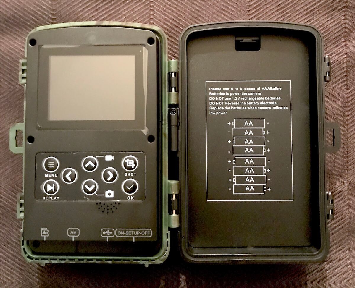 Toguard H40 Digital Wildlife Camera Inside 3