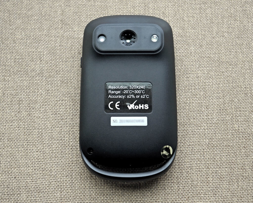 PerfectPrime IR0006 rear and thermal sensor