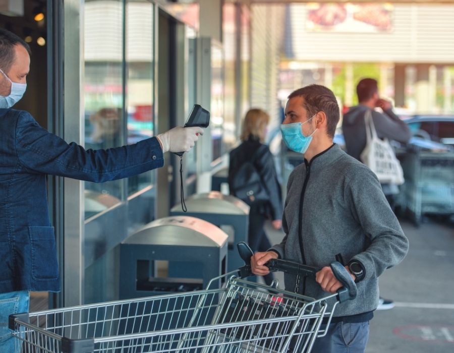 thermal scanner for stores